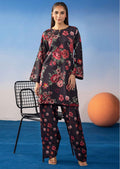 2pc lawn silk co ord with farashi short shirt
