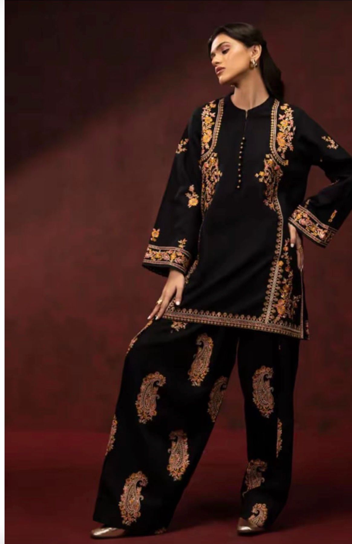 Ethnic inspired 2pc co ord set