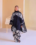 3pc fully embroidered suit with farashi shalwar with chiffon duppta