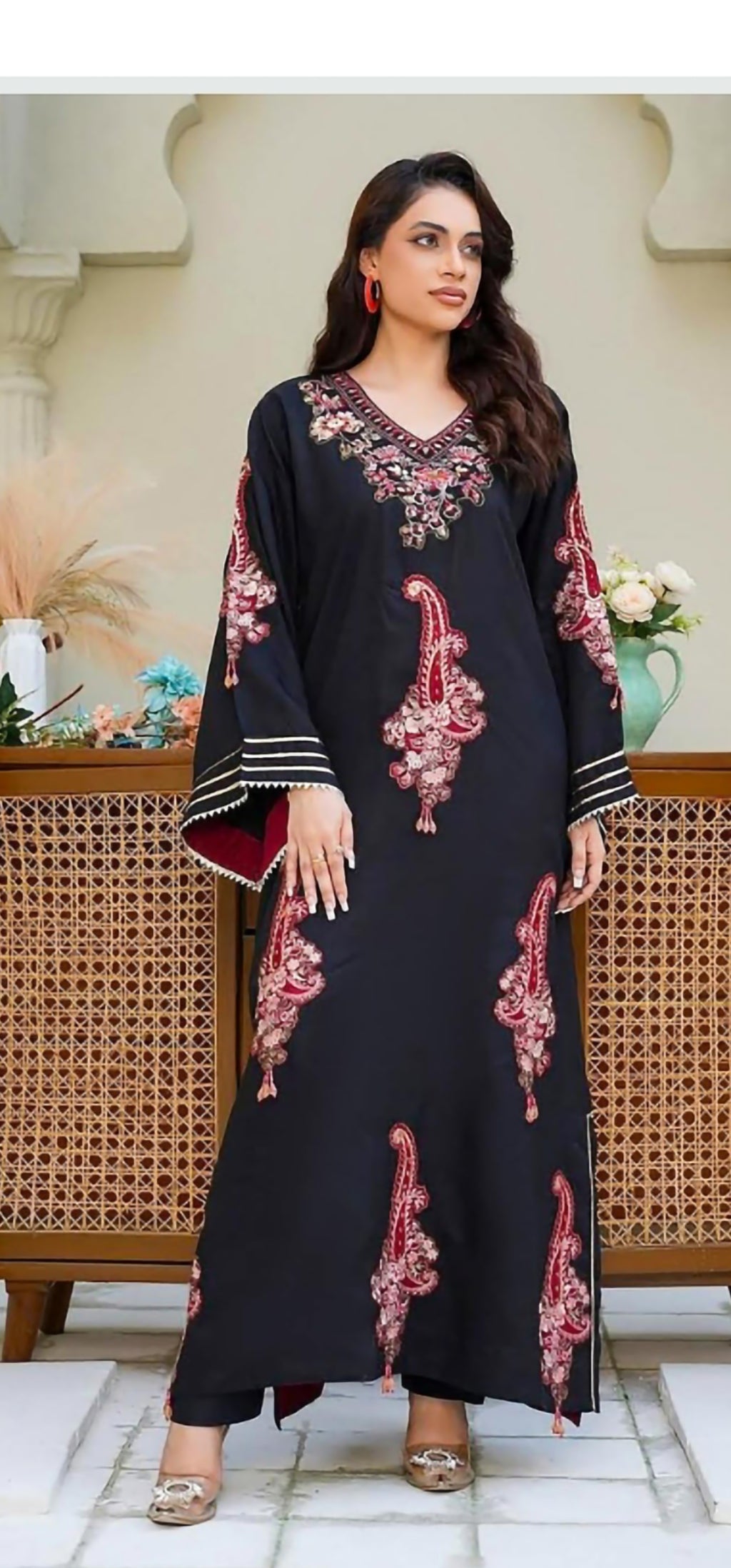 2pc ethnic inspired kaftaan